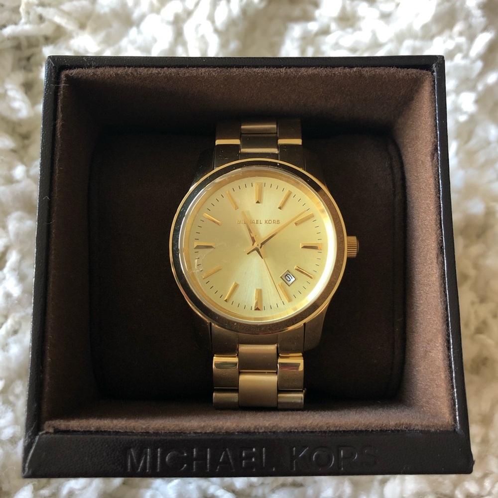 Brand new Michael Kors gold watch